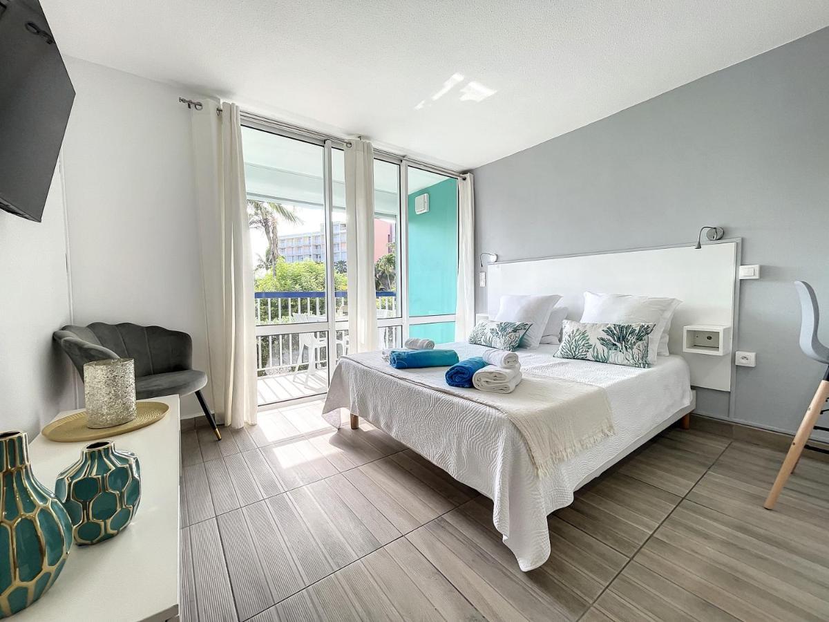 Blue Paradise Studio Avec Acces Privatif Plage Le Gosier  Εξωτερικό φωτογραφία